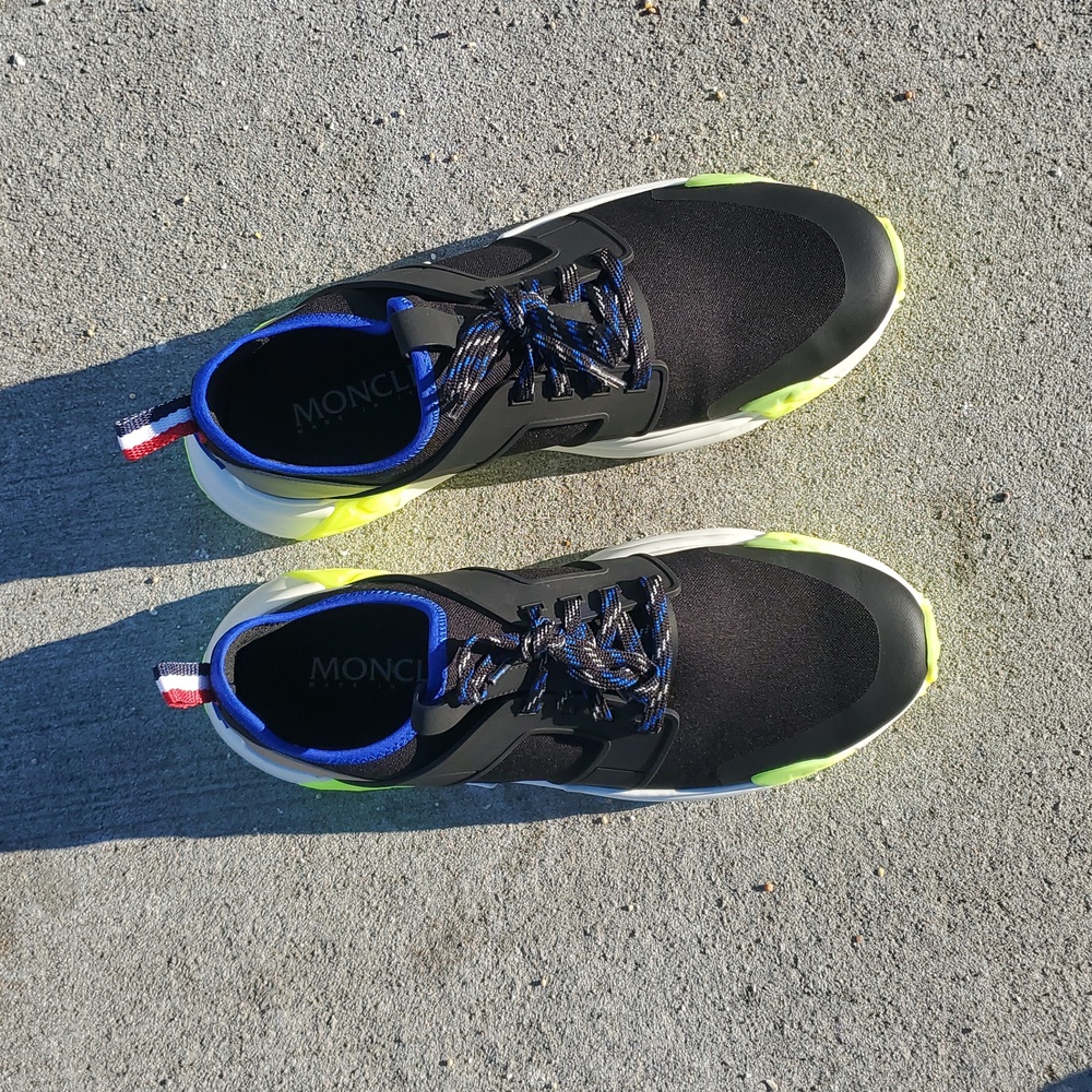 Moncler Lunarove Low Top Sneakers Size 12 - Picture 3 of 11